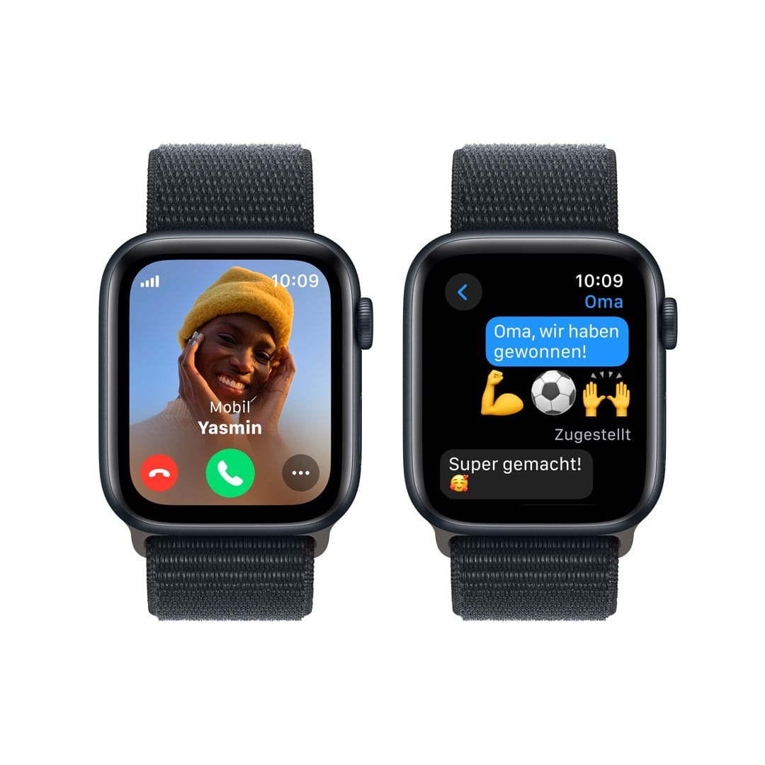 Apple Watch SE (2023) GPS + Cellular 44mm Mitternacht Aluminium Case mit Mitternacht Sport Loop