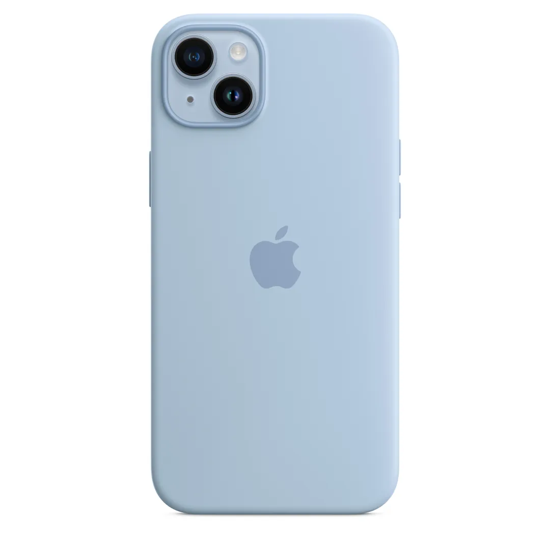 Apple iPhone 14 Plus Silikon Case mit MagSafe - Himmel