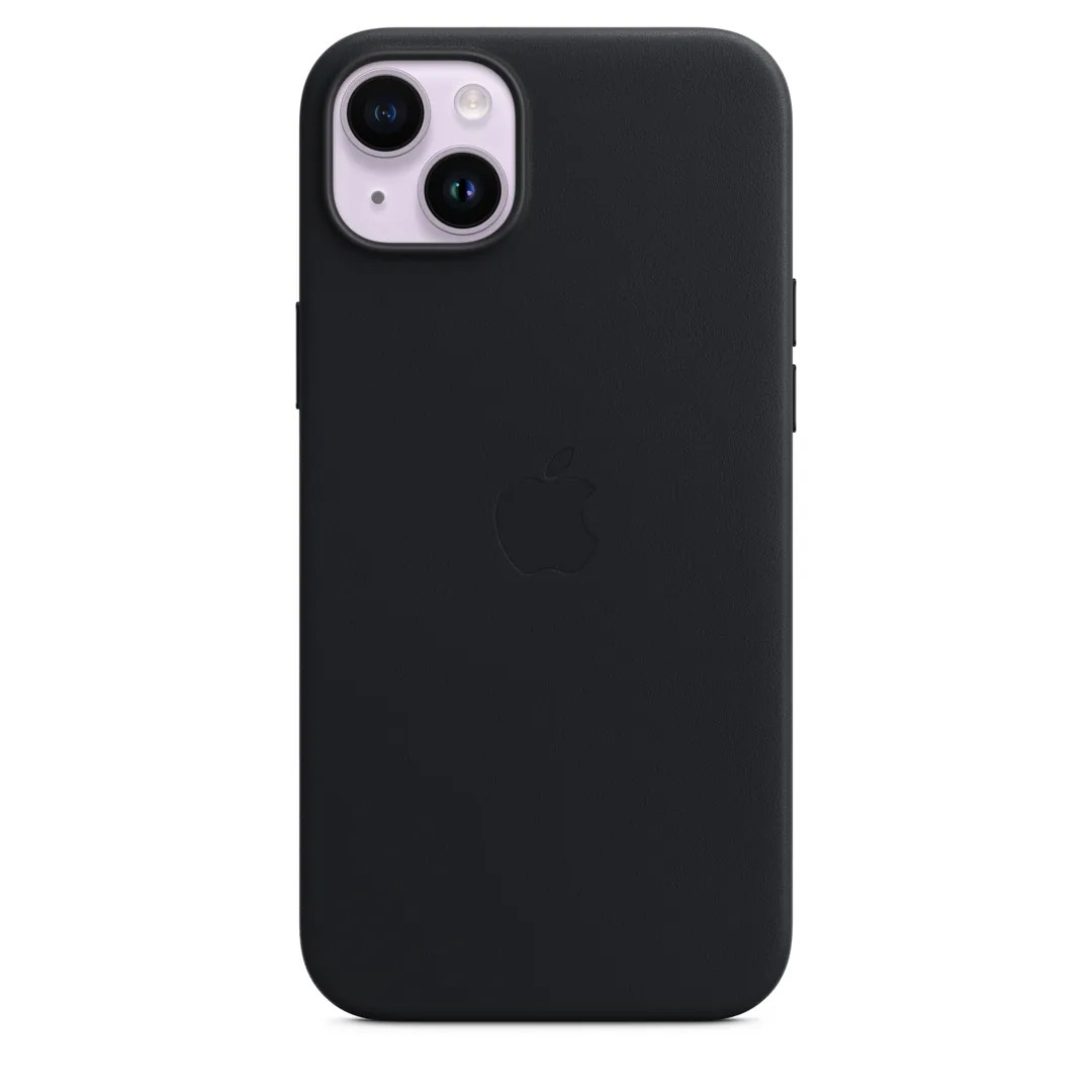 Apple iPhone 14 Plus Leder Case mit MagSafe - Mitternacht