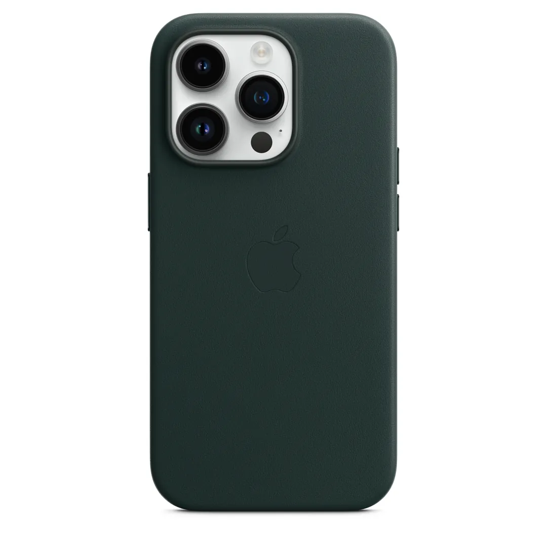 Apple iPhone 14 Pro Leder Case mit MagSafe - Waldgrün