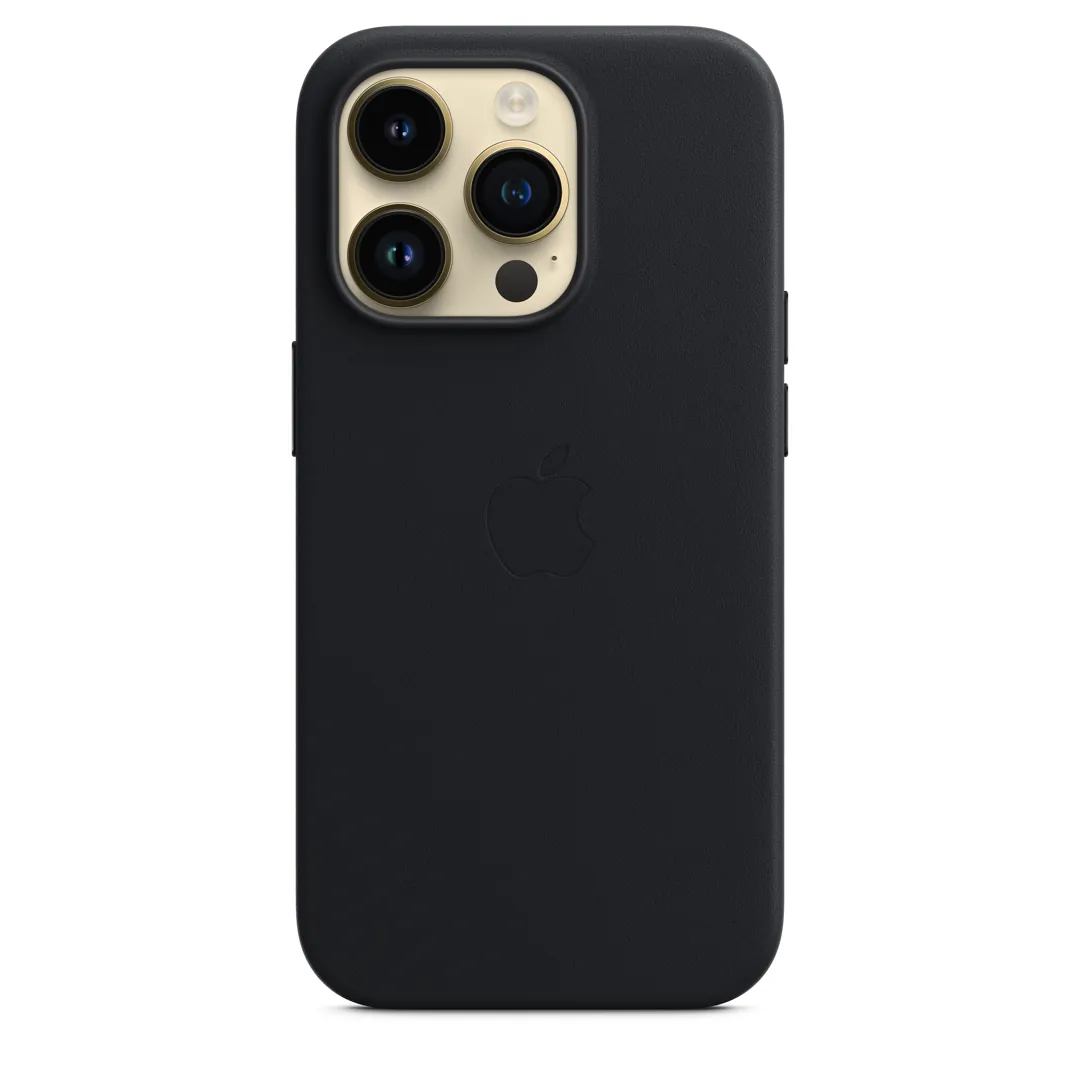 Apple iPhone 14 Pro Leder Case mit MagSafe - Mitternacht